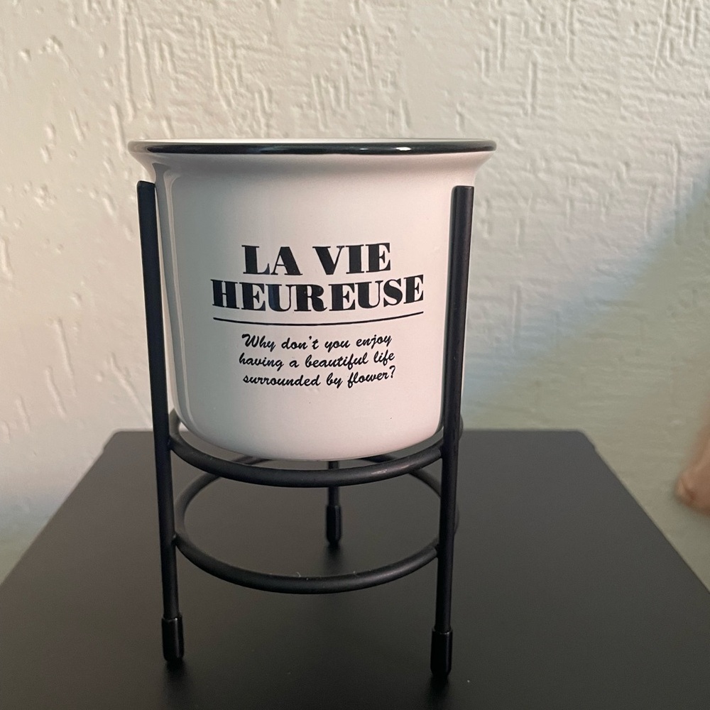 Planter pot with stand